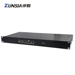 Pfsense firewall 1U montaje en rack computadora de 19 pulgadas con 4Lan Puerto computadora de red Atom D2550 N2800 procesador firewall Router - Product Image 2