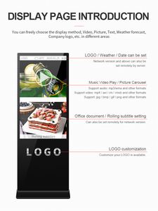 Schermi ad alta risoluzione standalone / cms software ad player android advertising digital signage standee - Product Image 2