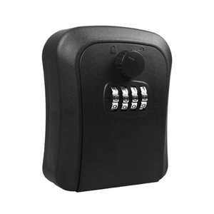 Cassetta di sicurezza con serratura a chiave serratura a combinazione con codice per chiavi Multiple carte di accesso per chiavi dell'auto resistente alle intemperie robusta - Product Image 1
