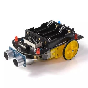 Microcontrollore intelligente per auto ad ultrasuoni per evitare gli ostacoli per il monitoraggio delle auto che vanno robot programmazione kit per auto fai da te - Product Image 6