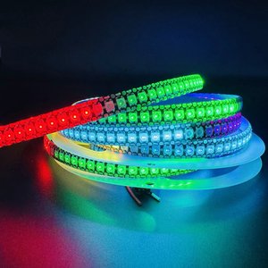 WS2815 DC12V 5m 144 led/m luce a flusso di tracciamento a colori con 12V Pixel indipendenti indirizzamento diodo intelligente programmabile