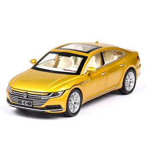 Aluminumdie döküm 1:32 Volkswagen CC alaşım modeli araba kalıbı ses ve ışık geri çekme Metal koleksiyonu sergi araba modeli - Product Image 5