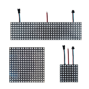 5V WS2812B LED-Bildschirm Individuell adressierbare flexible Pixel platine 8*8 8*32 16*16 Magic Color Matrix RGB IC-Modul Licht platte - Product Image 1
