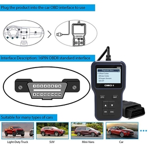 Real-Time Data Stream ODB Trip <strong>Computer</strong> Intelligent <strong>Decoder</strong> Engine Fault Detector OBD-II Pro V322