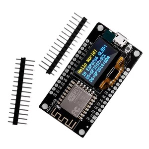 NodeMCU ESP8266 Entwicklungsbrett mit 0,96 Zoll OLED-Display, CH340 Treibermodul für Arduino IDE/Micropython-Programmierung