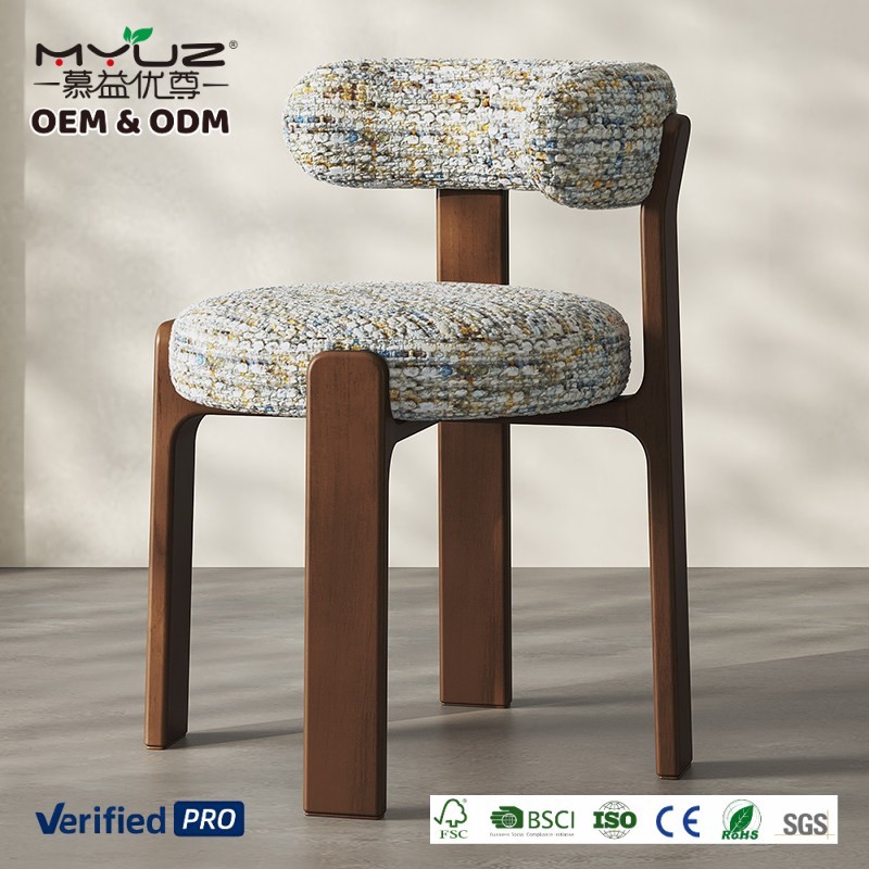 Tissu Sancai noyer + chenille