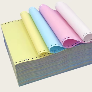无碳CB CFB CF原始木浆电脑印刷NCR纸48-70gsm蓝色图像无碳复印纸 - Product Image 1
