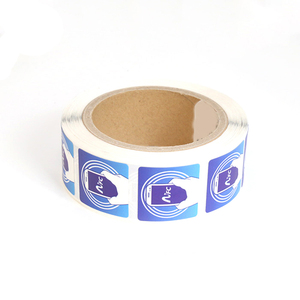 Custom Programmable QR <strong>Code</strong> 13.56Mhz Round Square Shape RFID Tags NFC Google Review Sticker - Product Image 4