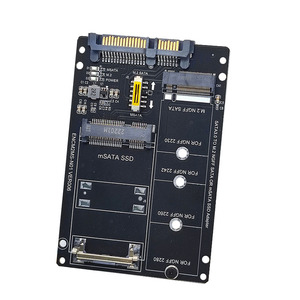 NGFF + MSATA至SATA3适配卡M2密钥b-m固态硬盘至6g接口转换卡 - Product Image 1