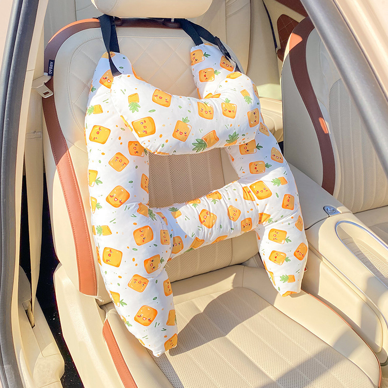 Simpatico cuscino per le spalle per bambini a forma di ananas