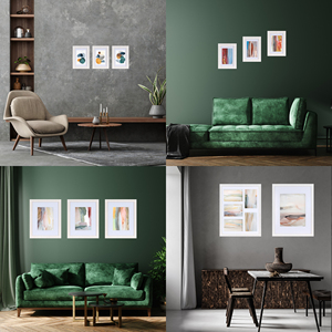 4x6 Picture <strong>Frames</strong> White Small Picture <strong>Frame</strong> <strong>3</strong>.5x5 Pictures with Mat or 4x6 Without Mat for Wall Decor or Tabletop Display - Product Image 6