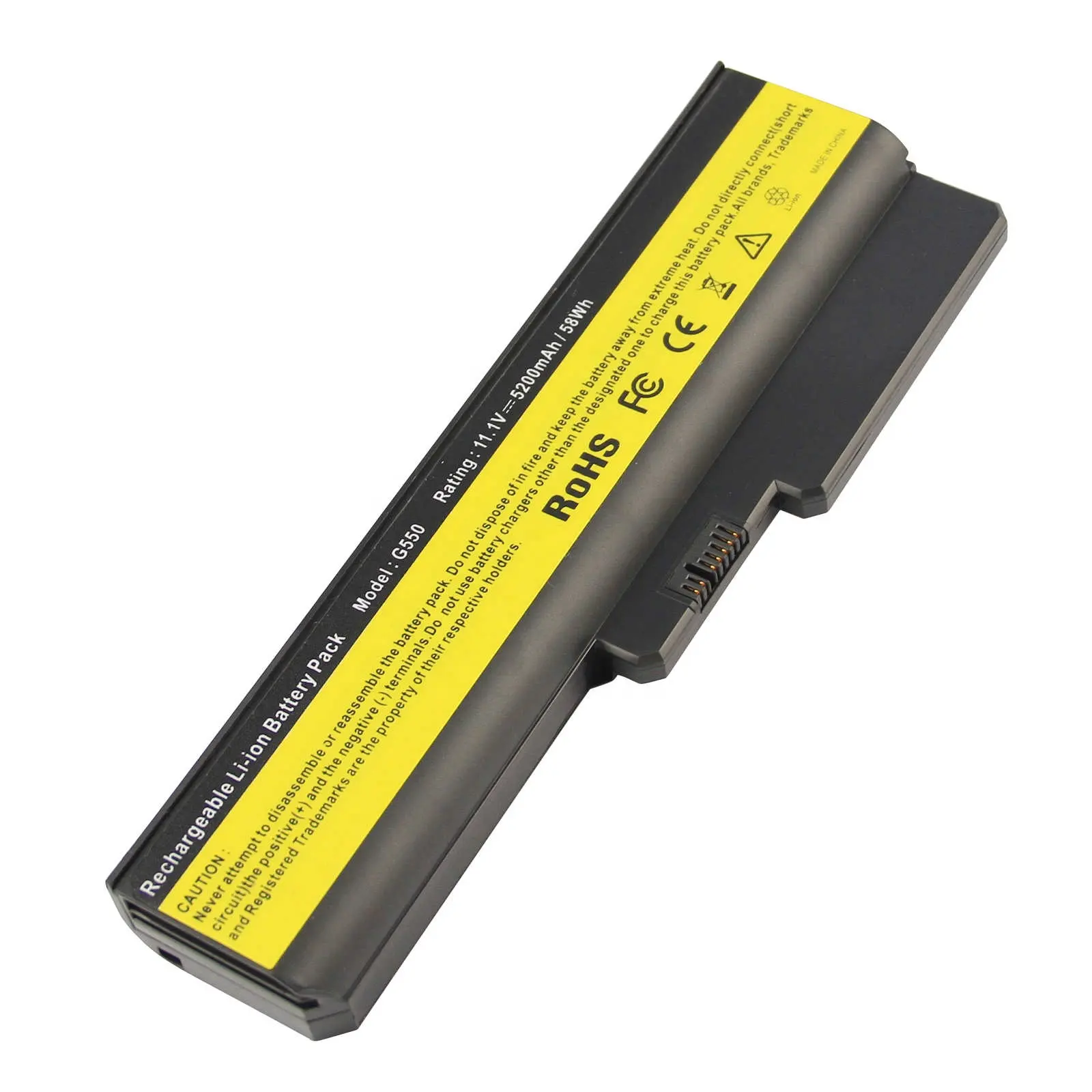 11.1V 5200mAh Batterie D'ordinateur Portable Pour Lenovo G430 G450 G530 G550 G555 N500 L06L6Y02 L08S6C02 L08S6D02