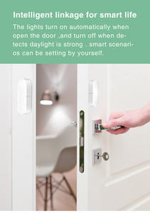 Tuya Wifi Slimme Multi-Functionele Deur Magneet Licht Composiet <span class=keywords><strong>Sensor</strong></span> Ondersteuning Google Alexa Alarm <span class=keywords><strong>Sensor</strong></span> - Product Image 5