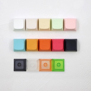 Tapa de tecla XDA PBT 1U, sin grabado, cubierta de llave en blanco, botón de llave único OEM para reemplazo de teclado mecánico, transparente