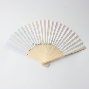 商务广告促销礼品定制迷你手扇装饰图案竹材 - Product Image 3
