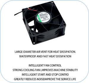 Unidad de frecuencia CA 220V AC 90kw Controlador de frecuencia variable Inversor de frecuencia trifásico para control de motor - Product Image 5