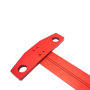 T tipi çizgi cetvel DIY ağaç İşleme marangoz ölçme yüksek hassasiyetli scriber delik ölçekli cetvel işaretleme ölçer - Product Image 5