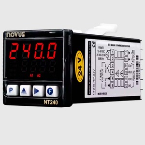 Kit 2 NT240-RP <strong>Microprocessor</strong> Based Timer 48x48 mm - Measure <strong>Temperature</strong> <strong>Controller</strong> for Multiple Ranges Heating Thermostat - Product Image 2
