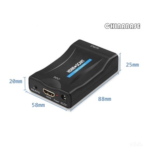 <strong>HDMI</strong> <strong>Input</strong> Scart <strong>Output</strong> Converter <strong>HDMI</strong> to Scart Adapter Adapter HD 1080P.