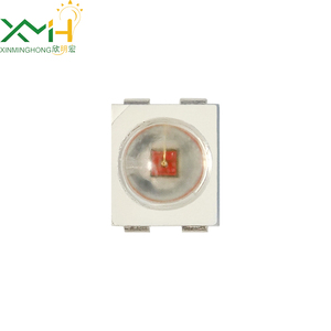 60mA ส่องสว่างสำหรับยานยนต์หลอดไฟ LED PLCC-4 3528สีเหลือง SMD LED พร้อมไดโอดเลนส์โดมมุมเล็ก0.2W - Product Image 2