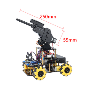 <strong>Remote</strong> <strong>Control</strong> Shooting Robot <strong>Car</strong> Kit Water Ball Launcher Combat Smart Mecanum Wheel DIY STEM Programming Learning for <strong>Arduino</strong>