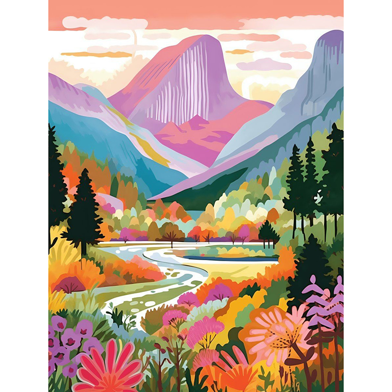 Paysage coloré 15
