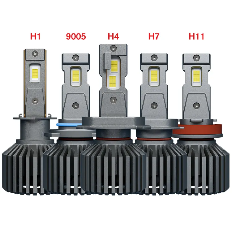 Công suất cao tự động LED hệ thống chiếu sáng A10 120W H1 H4 H7 H11 H8 H9 Hb3 9005 tự động Led Đèn Pha Bóng đèn Led Đèn Pha