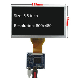 Placa de Control de controlador de pantalla LCD AT065TN14 de 6,5 pulgadas personalizada Mini HD-Compatible para DIY Lattepanda,Raspberry Pi PC Monitor