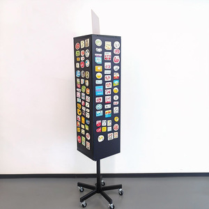חנות קמעונאית רצפת עומד מקרר מגנטים תצוגת Stand מקצועי מסתובבת מגנט מציג - Product Image 3