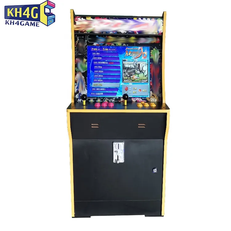 खूबसूरती से स्क्रीन वीडियो सिक्का संचालित खेल बहु Cade बटन और छड़ी मुक्केबाजी मशीन रेट्रो आर्केड