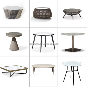 Marco de metal multifuncional al aire libre mesa de comedor conjunto con Banco y sillas de color personalizar patio jardín mesa de centro - Product Image 6