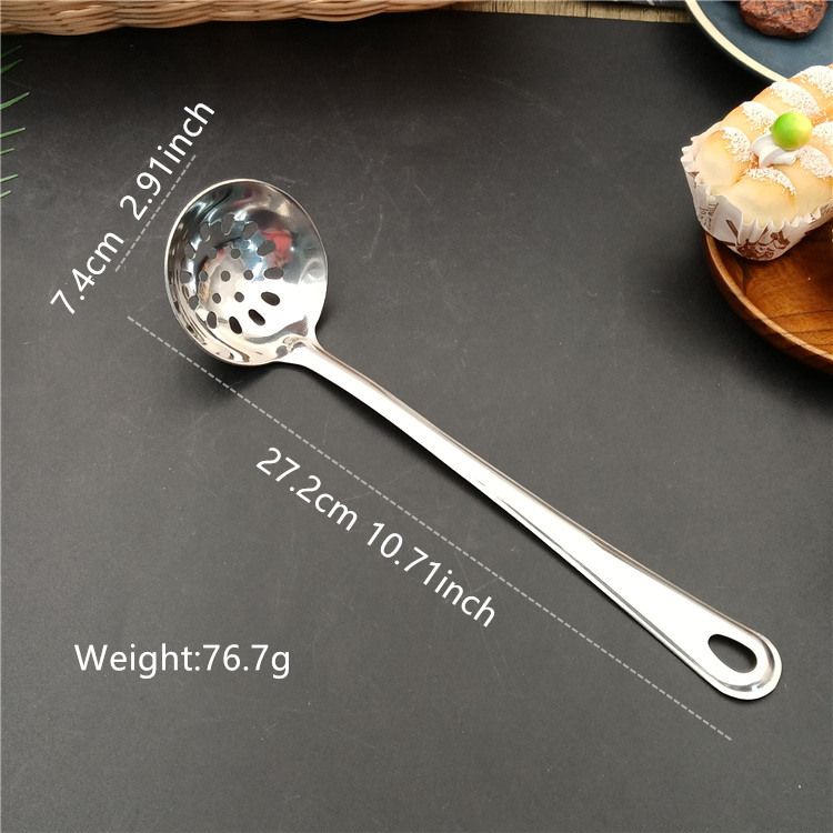 large slotted ladle