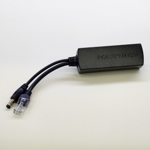 Adaptador de escritorio Splitter DC 48V Entrada 12V 1.2A Salida WiFi Adaptador Ethernet PoE Splitter para cámara IP - Product Image 5