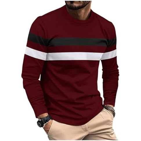 ลายทางสีเบอร์กันดี