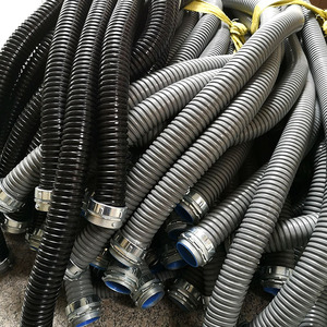 Fabrika doğrudan satış pvc esnek boru 304/316 paslanmaz çelik iç sıvı sıkı boru su geçirmez oluklu hortum