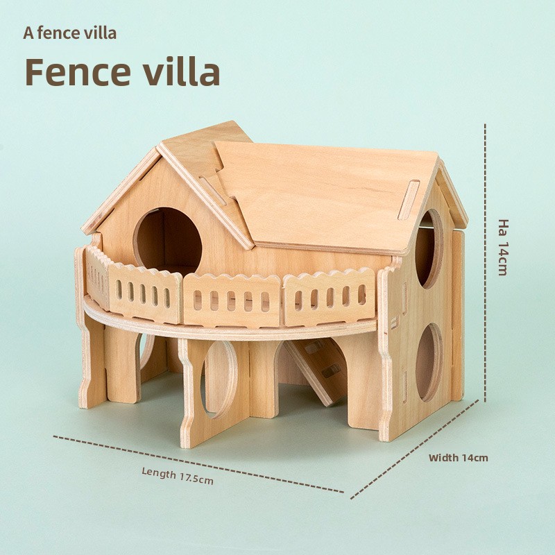 Villa de clôture en bois massif