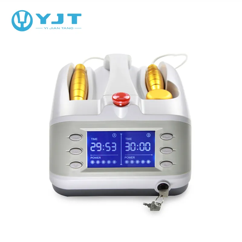 Dispositivo de reabilitação de laser, dispositivo de tratamento de cura com luz vermelha yjt 650nm 808nm semicondutor