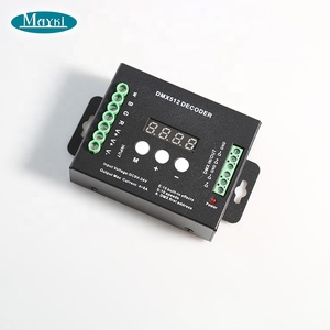 ミニ4チャンネルLEDDMX 512 DECODERユニバーサルストロングデコーダー、レシーバーとしてライトテープ用のLED DMXコントローラー12V-24V - Product Image 5