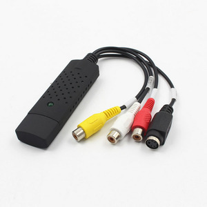易于捕获的音频视频USB视频采集卡VHS <span class=keywords><strong>VCR</strong></span>电视到DVD转换器适配器