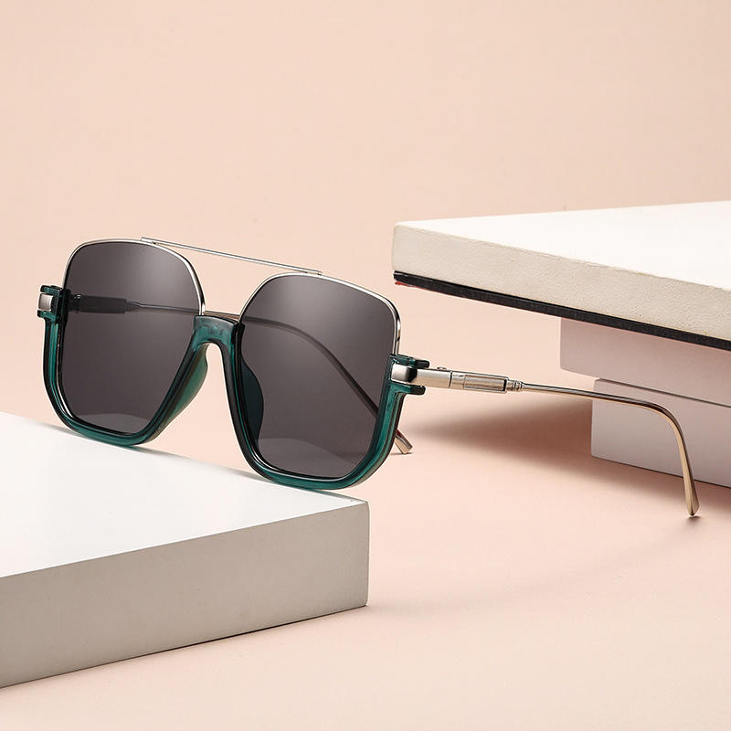 Cadre vert argenté noir gris