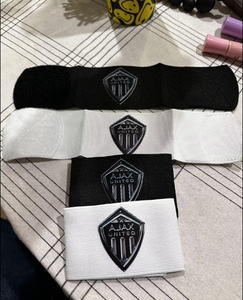 Espinillera de fútbol elástica personalizada de Venta caliente se mantiene con correa de gancho y bucle - Product Image 4