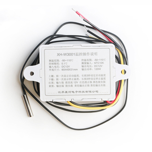 AC DC 12V/24V/220VデジタルLED温度コントローラー10Aサーモスタット制御スイッチプローブNTCセンサーXH-W3001 - Product Image 6