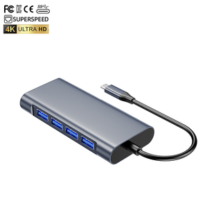 100 Mbit/s RJ45 11 in 1 USB 3.0 HDMI-Hub für Laptop-Adapter PC 11 Anschlüsse Dock Station 4kHDMI TF/SD-Karte für Macbook Typ C Splitter - Product Image 4