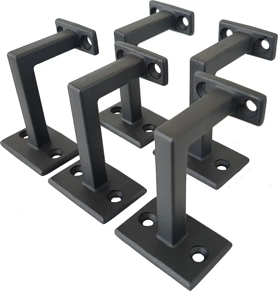 Supports de main courante en métal personnalisés en usine Supports de rampe d'escalier avec vis