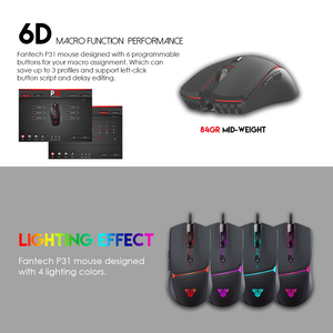 Fantech P31 OEM Lighting 3 in 1 <strong>Desktop</strong> Laptop <strong>Computer</strong> Universal Pc Gaming Wired <strong>Keyboard</strong> and Mouse <strong>Combos</strong> With Mousepad - Product Image 4