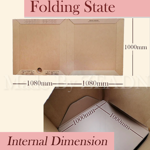 1000L có thể tái chế bao bì các tông số lượng lớn giấy container IBC cấp thực phẩm hộp giấy với nắp và ổ cắm - Product Image 3