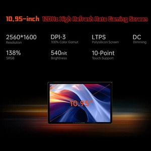Onexplayer X1 Pro AMD Ai 9 HX370แล็ปท็อปแท็บเล็ต3in1พีซีเกมคอนโซล10.95 "Win11คอมพิวเตอร์ตัวควบคุมมือถือ - Product Image 5