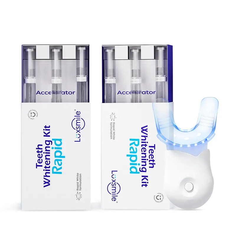 Gel blanqueador de dientes orgánico para el hogar profesional, Kits de luz Led, otros accesorios de blanqueamiento dental con logotipo privado