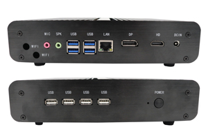 Intel Mini Computadora sin Ventilador I7 10710U Win 10 Pro 2 * DDR4 M.2 Nvme 4K HTPC Nettop en One Gaming Pc 10th GEN New HD DP All SSD - Product Image 5