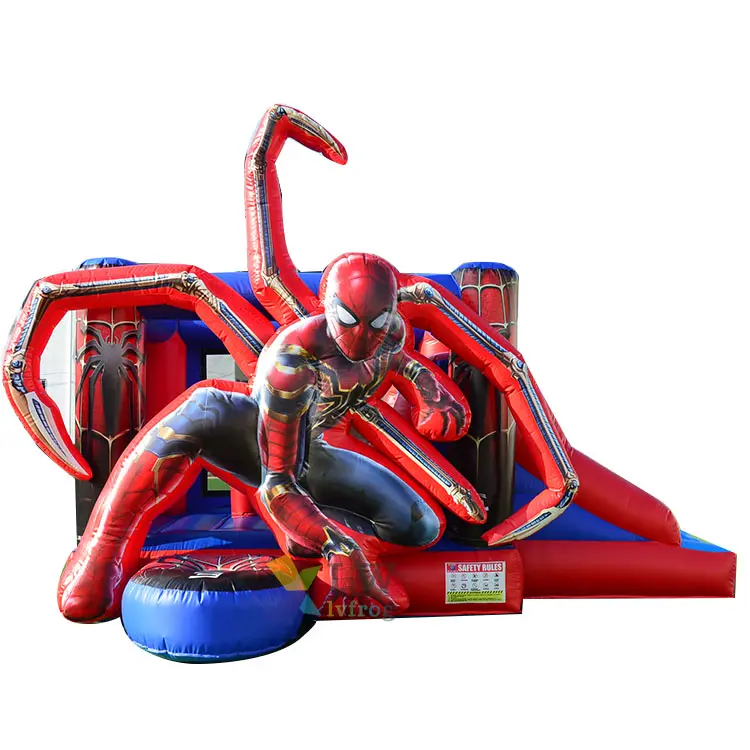 2022 China Großhandel kommerziellen Jumper Spielzeug Spiderman Bounce House aufblasbare springende Hüpfburg für Party